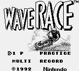 Wave Race Title Screen
